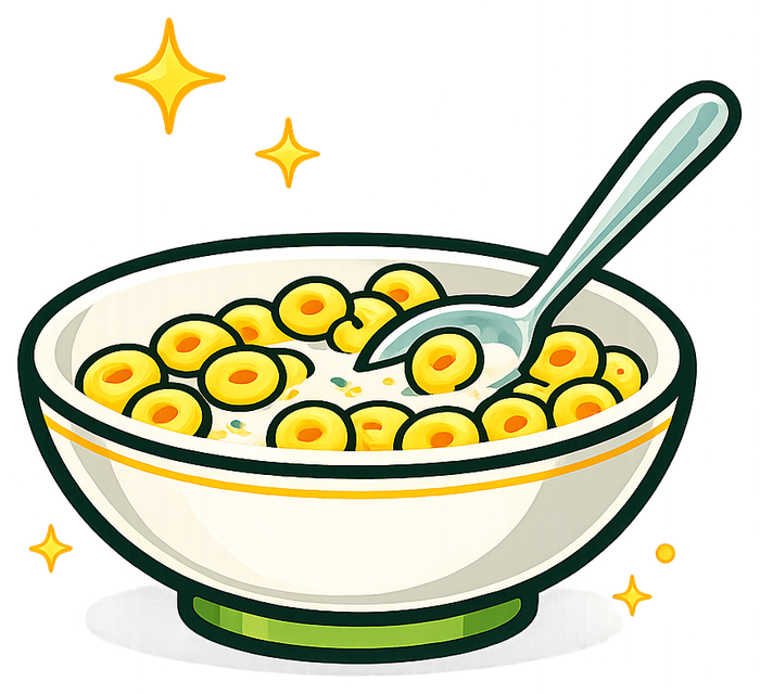 Breakfast cereal illustration