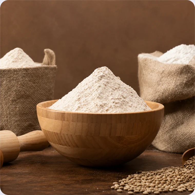Flour and grain staples